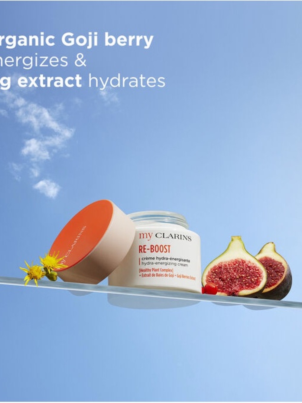 Clarins RE-BOOST Mattifying Hydrating Cream - Red and White - Picture 4 of 5